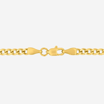 Mens Genuine White Diamond Stainless Steel Cross Rectangular Pendant