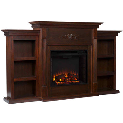Killian Electric Fireplace with Bookcases-JCPenney