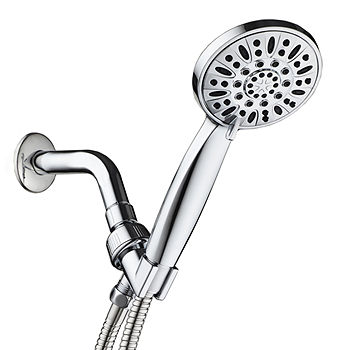AquaDance® 4.25-Inch Chrome Face Hand Shower with 6-Settings 
