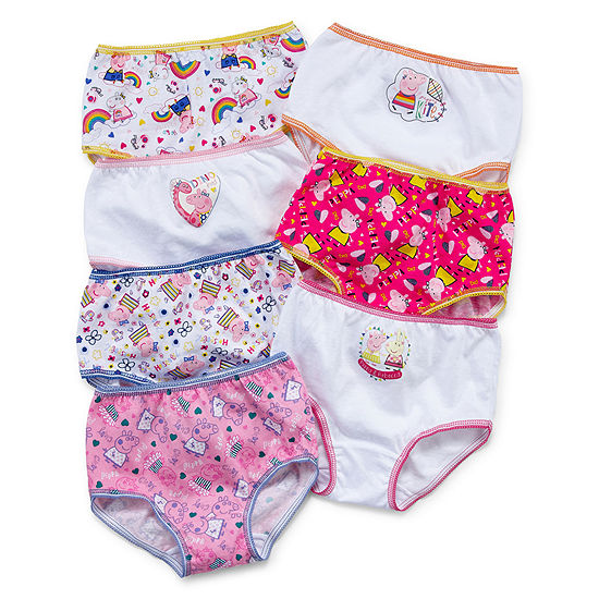 Toddler Girls Peppa Pig 7 Pack Brief Panty