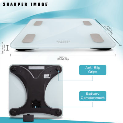 Sharper Image Digital Body Scale with LED & Bluetooth