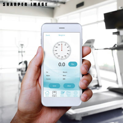 Sharper Image Digital Body Scale with LED & Bluetooth