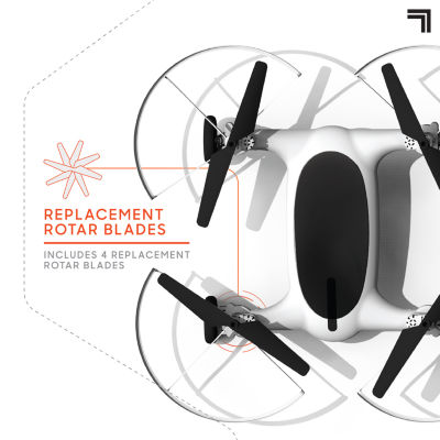 Sharper Image Toy 7" Fly+Drive Drone Remote Control Dual-Function Vehicle
