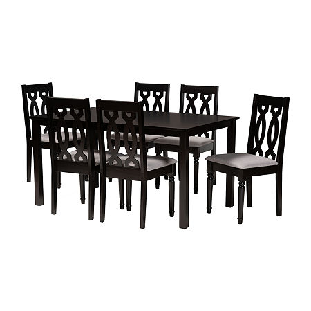 Cherese Dining Room Collection 7-pc. Rectangular Dining Set, One Size, Gray