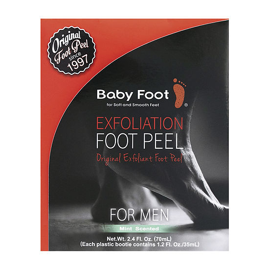 Baby Foot Mens Mint Scent Exfoliation Foot Peel