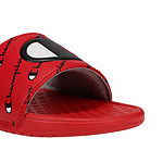 Champion Little & Big Unisex Script Slide Sandals, Color: Scarlet Black ...