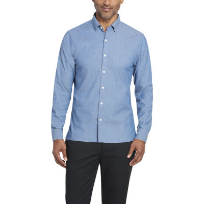 men's van heusen never tuck classic fit shirt