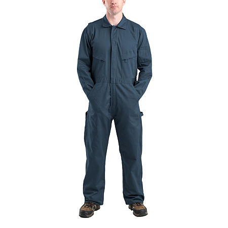 Berne Deluxe Intake Mens Big And Tall Long Sleeve Workwear Coveralls, 62, Blue