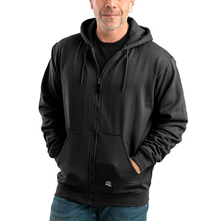 Berne Heritage Thermal Lined Big And Tall Mens Hooded Long Sleeve Sweatshirt, Large Tall, Black