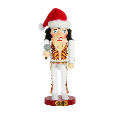 Kurt Adler 11-Inch Elvis® In Flame Suit Christmas Nutcracker