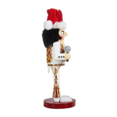 Kurt Adler 11-Inch Elvis® In Flame Suit Christmas Nutcracker