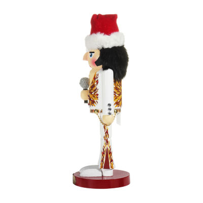 Kurt Adler 11-Inch Elvis® In Flame Suit Christmas Nutcracker