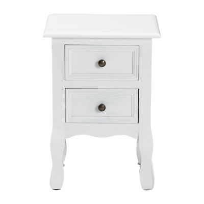Caelan 2Drawer Nightstand, Color White JCPenney