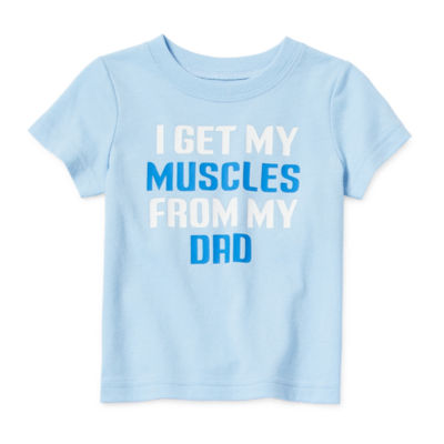 Okie Dokie Baby Boys Crew Neck Short Sleeve Regular Fit Graphic T-Shirt