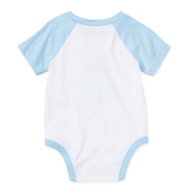 Okie Dokie Baby Boys Crew Neck Short Sleeve Bodysuit