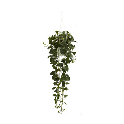 Nearly Natural Philodendron Hanging Basket Artificial Plant
