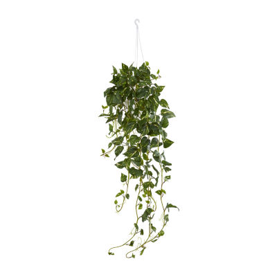 Nearly Natural Pothos Hanging Basket Artificial Plant