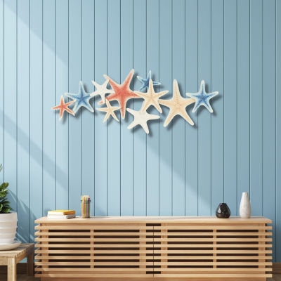 Cheungs Coralia Coastal Star Fish Metal Wall Art