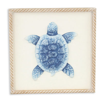 Cheungs Coralia Sea Turtle Metal Wall Art