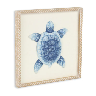 Cheungs Coralia Sea Turtle Metal Wall Art