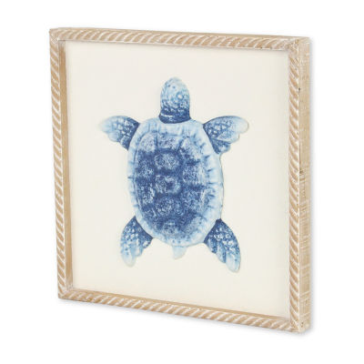 Cheungs Coralia Sea Turtle Metal Wall Art