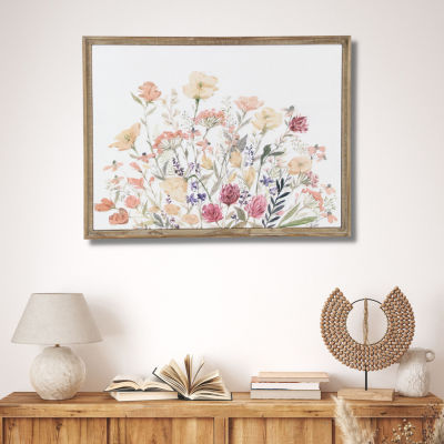 Cheungs Lyulia Wall Flower Framed Canvas Art