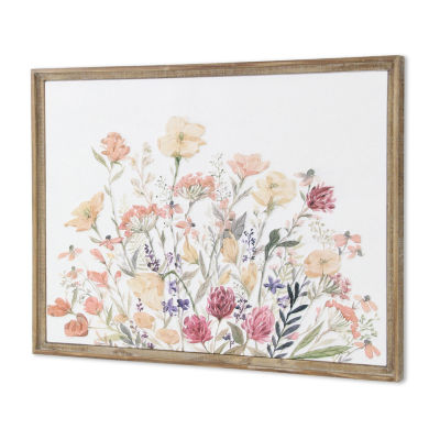 Cheungs Lyulia Wall Flower Framed Canvas Art