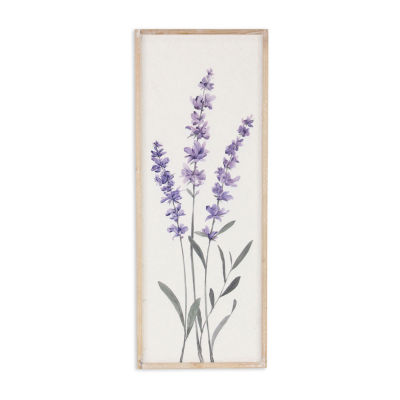 Cheungs Lyulia Lavender Bouquet Right Wood Wall Art