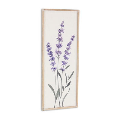 Cheungs Lyulia Lavender Bouquet Right Wood Wall Art