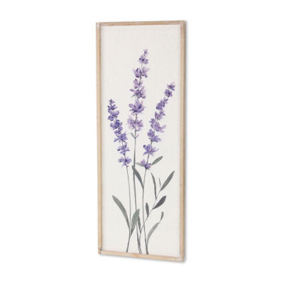 Cheungs Lyulia Lavender Bouquet Right Wood Wall Art