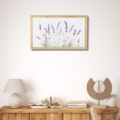 Cheungs Lyulia Flowering Lavender Bouquet Wood Wall Art