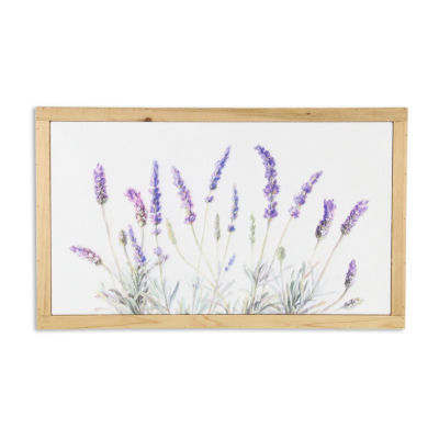 Cheungs Lyulia Flowering Lavender Bouquet Wood Wall Art