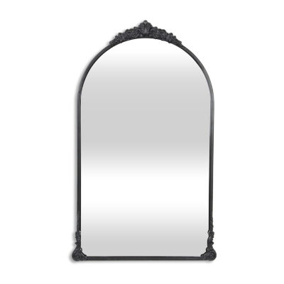 Cheungs Everlaine Modern Victorian Black Wall Mount Decorative Wall Mirror