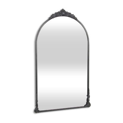 Cheungs Everlaine Modern Victorian Black Wall Mount Wall Mirror