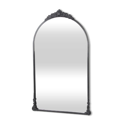 Cheungs Everlaine Modern Victorian Black Wall Mount Wall Mirror