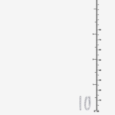 (G, Si1-Si2) Womens 1 CT. T.W. Lab Grown White Diamond 14K Gold Over Silver Sterling Silver 3 Pair Earring Set