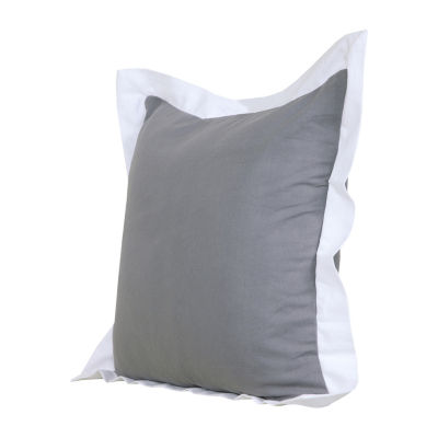 LR Home Neela Bordered Square Throw Pillow
