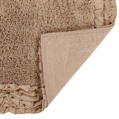 Better Trends Shaggy Border Mat Bath Rug