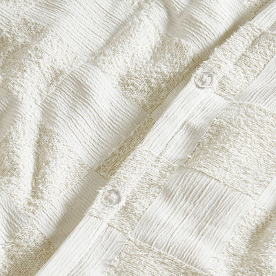 Truly Soft Textured Checkered 2-pc. Duvet Cover Set