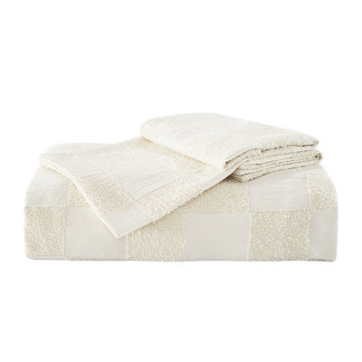 Truly Soft Textured Checkered 2-pc. Duvet Cover Set