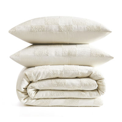 Truly Soft Textured Checkered 2-pc. Comforter Set