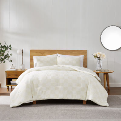 Truly Soft Textured Checkered 2-pc. Comforter Set