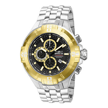 Invicta® Diver Scuba Chronograph Mens Black Watch - JCPenney