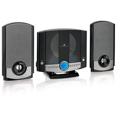 GPX HM3817DTBLK Home Music Hi-Fi System, One Size, Black