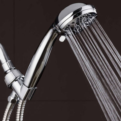 AquaDance® 6-Setting 3.5” Chrome Face Hand Held Shower Head