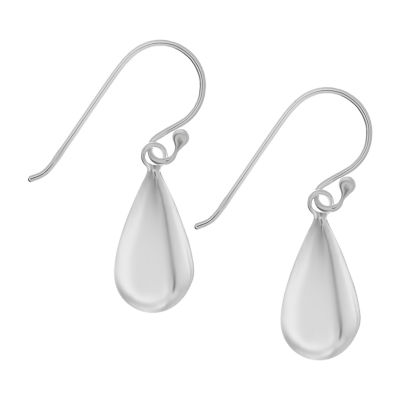 Silver Treasures Sterling Silver Drop Earrings
