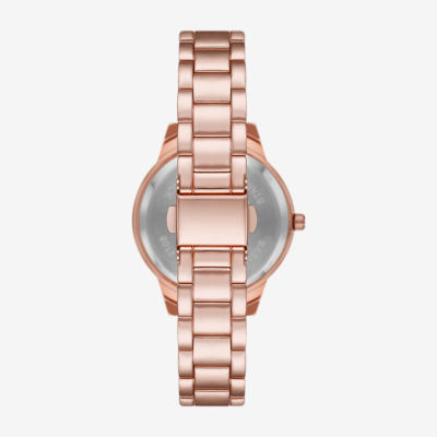 Ladies Sets Womens Crystal Accent Rose Goldtone 6-pc. Watch Boxed Set Fmdjset315