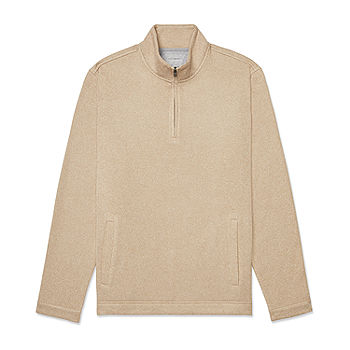 Essentials Men's Long-Sleeve Quarter-Zip Fleece Sweatshirt 