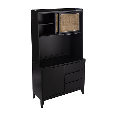 Shilshe Kitchen Collection Buffet Hutch, One Size, Black