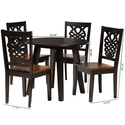 Mina Dining Room Collection 5-pc. Round Dining Set